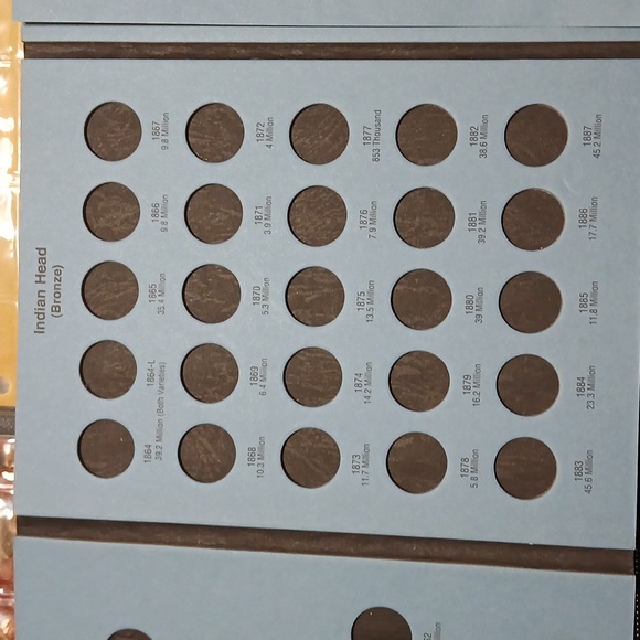 Indian Head Cents Coin Album - Picture 6 of 12